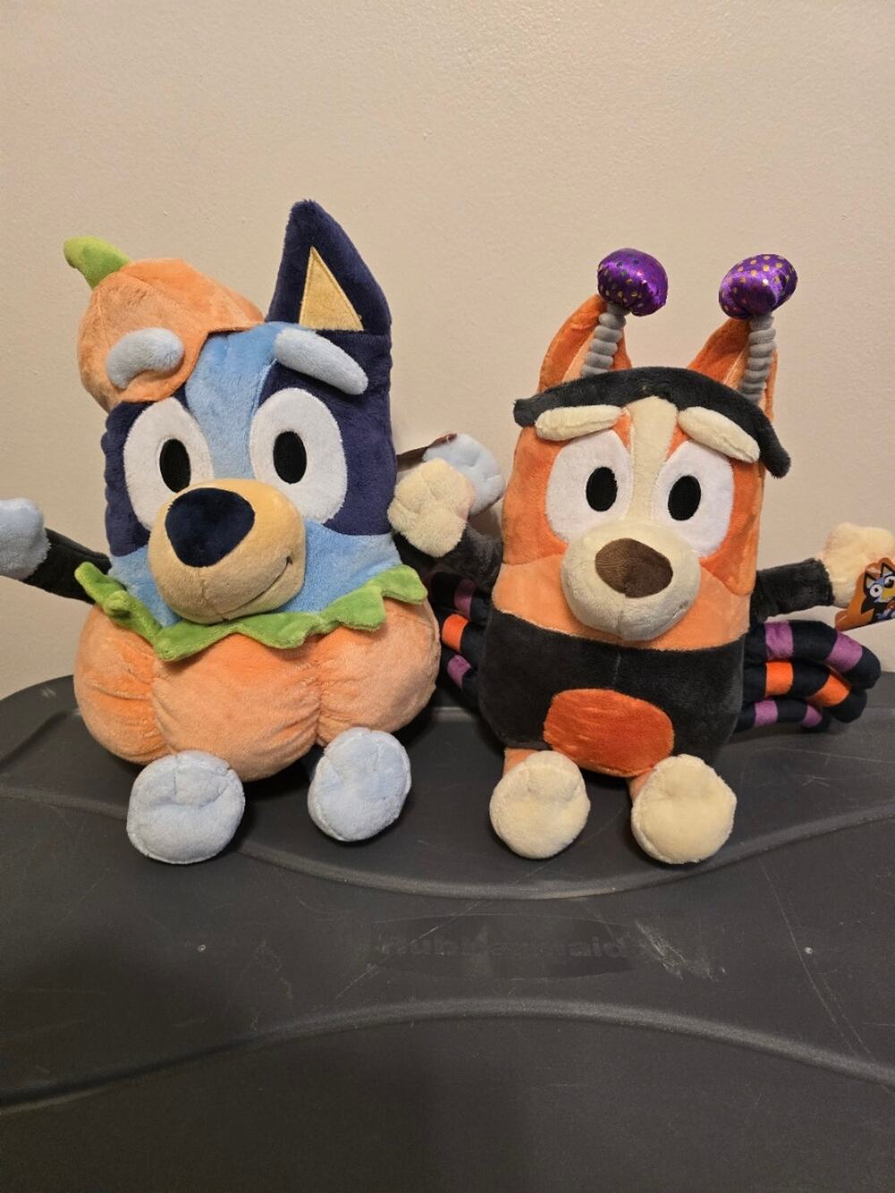 Bluey & Bingo Halloween 12" Plush Disney Bluey License Stuffy NWT